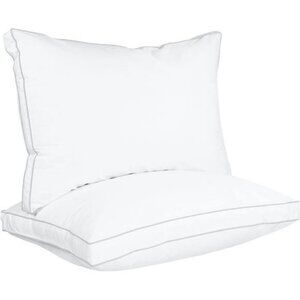Utopia Bedding Bed Pillows for Sleeping Queen Size White Set of 2 Cooling Hotel